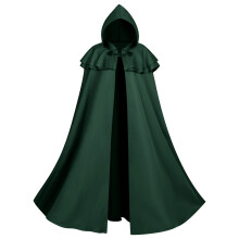 Renaissances Cape à capuche Cape médiévale avec capuche-Vert