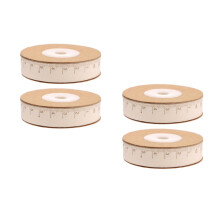 4Rouleaux Ruban Coton Avec Graduations Pour Décoration Couture