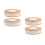4Rouleaux Ruban Coton Avec Graduations Pour Décoration Couture 1