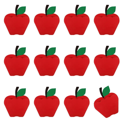 12Pcs Fruit Shape Greeting Cards Decorative Bookmarks Gift For