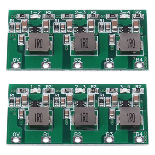 2X 4S 1300MA Active Equalizer Balancer 18650 Lithium Lifepo4 Battery Protection Board BMS Board  Transfer Board