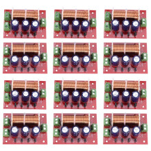 12 Stücke 400W Lautsprecher Crossover 2 Wege Audio Einstellung Hoch TöNer Bass Lautsprecher Filter Frequenz Teiler für 2-16 Ohm