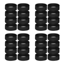 32Pcs Absorventes Pretas Para Treino, Corrida E Uso Diário