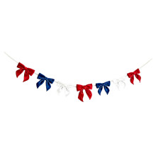 Embellissement de guirlandes lumineuses en ruban joyeux et-Blanc