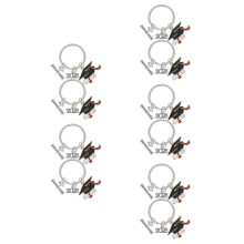 10Pcs Chaveiro Colorido Acessório Casa