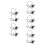 10Pcs Chaveiro Colorido Acessório Casa 1