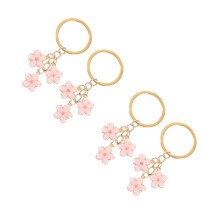 4Pcs Chaveiros Com Rosa Para , E
