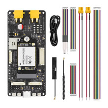 Meshtastic MeshSolar Li-Ion BMS Board 1-4 Cells 18-24V Solar /MPPT/USB PD3.0 Charging 10km BLE LoRa NRF52480+SX1262