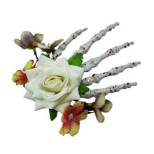 Halloween Skelett Hände Knochen Haarspangen Gothic-Weiß