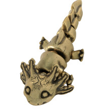 Realistic Poseable Axolotl Dinosaur Brasses Figure Artistic