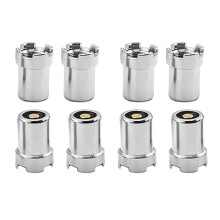 8pcs Magnetic 510 Thread Adapters Soldering Iron Ring Adapter Connector for Electronic Equipment Connectors Repair Tools
