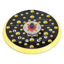 150mm 5/16 Thread 52 Hole Medium Density Random Orbital Sander Hook & Loop Backing Pad Compatible with Mirka CEROS DEROS