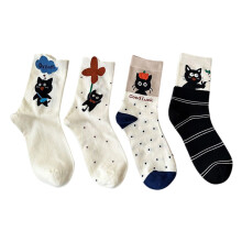 Damen-Katzensocken, neuartige lustige Crew-Socken, lässige