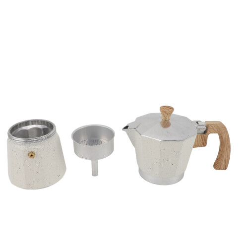 Moka Pot 300ml 6 Cup Beige