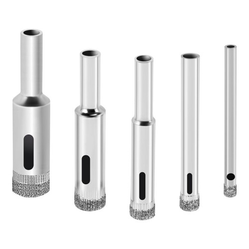 Glass Drill Bit Set- Drill Bits Glass Hole Saw Bottle Extractor Remover Tool