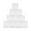 10Pcs Acrylic Box Trays for 0.39Inch 10mm Elements Cubes Clear Case Periodic Table Bracket for Elements Collections 1