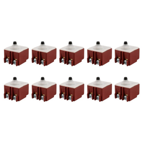 10X Angle Grinder AC 250V 6A 125V/12A DPST Pushbutton  for  6-100