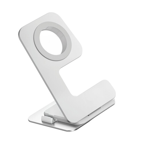 Support métallique pliable et réglable avec réglage-Argent