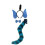 1/2/3/6/7 Elephant/Cats Costume Accessories-Blue ear pierced 1