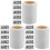 3Rouleaux Stickers Autoadhésifs Numérotés Blancs Pour Stockage 1