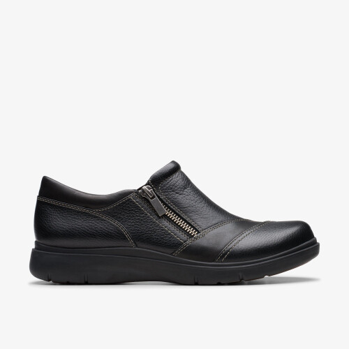Clarks Certina Pure Black Leather