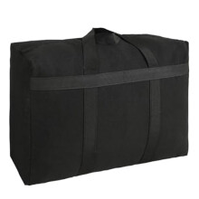 Canvas Storage Bags Duffle Bags Organizer Bags for Space Saving Moving Storage Black