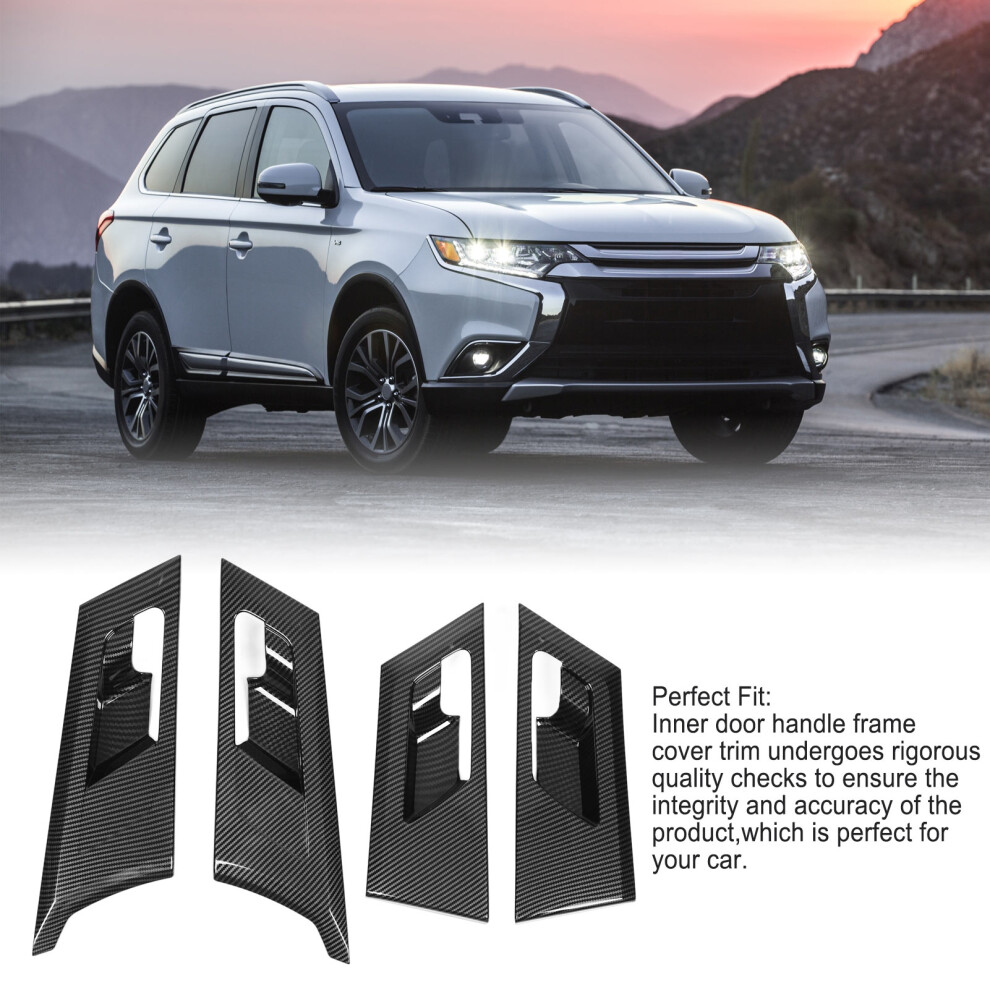 Mitsubishi Outlander Handle Trim Carbon Look 7055741104282