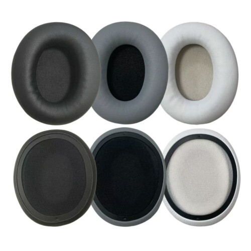 Gaming Earpads Cushion Comfortable Protein Leather-White 1