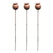 Gartenkunst, rostiges Finish, Eisen-Rasenornament,