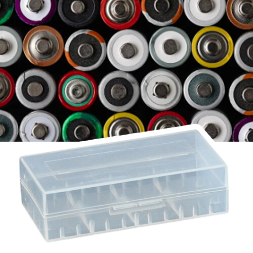 Batterie-Organizer-Box mit hoher Kapazität-4 Abschnitte 18650 2