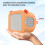 Premium-Silikonhülle für Player der 3.-Orangefarbene Farbe 7