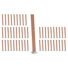 Wooden Candle Wicks,100 Wooden Wicks for Candle Making, Wooden Wicks+Metal Clips for Candle Making,Candle DIY  A