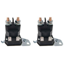 2X Electromagnetic Suitable for 762-1261-211-50 762-1261-211-51 12V 100A 4 Terminal and MTD Lawn Mower Tractor