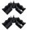 2pcs Black 2-in-1 Function Bevel Cutting Frame with Scale for Precision Cutting 1