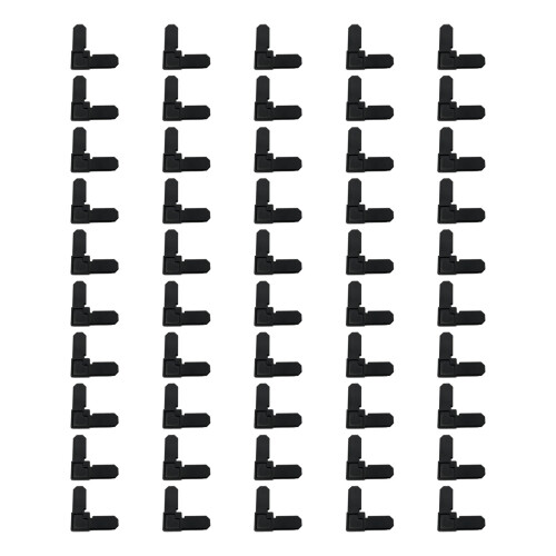 Plastic Window Screen Repair Set Window Screen-Black 50 pieces