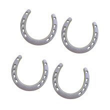 Cast Iron Lucky Horseshoe Metal Wall Hanging Horse-4 pieces