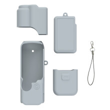 Silicone Protective Case for Pocket 4 Waterproof-Silver Color