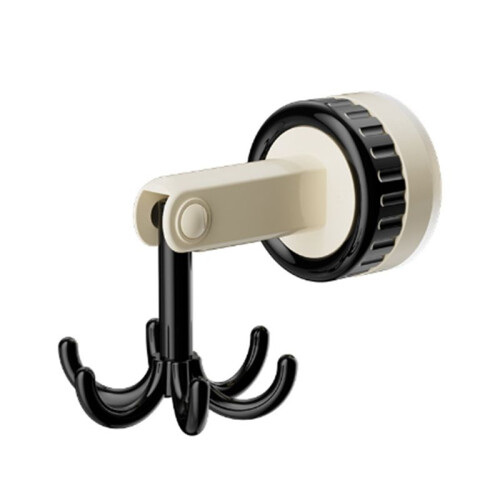 3PCS 360Degrees Rotating Folding Hook with 6Hooks Kitchen Hook Self-Adhesive Suction Cup Hooks Rotating Utensil Holder C