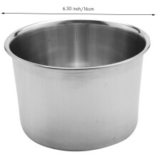 2-Pack Set med Dubbla KokkäRl i Rostfritt StåL SmäLtdegel för Att SmäLta ChokladtvåL VaxljusframstäLlning 600Ml och 1600Ml