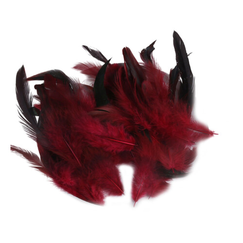 100PCS Decorative Plumage For Artistic Designs Great For-Claret