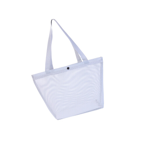 Large Capacity Mesh Beach Bag Light Weight Quick Dry-Gray S
