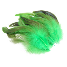 100pcs Plumage for Hat Making Jewelry Embellishment-Green