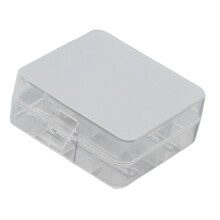 Clear Plastic Organizers Box For 18650 /26650-2 sections 26650