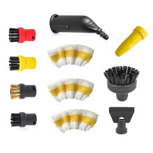 Replacement Round Nozzle Brush Steam Mop Set for  SC2 SC3 SC4 SC5 SC7 Steam Cleaner Part Stubborn Stain Remove