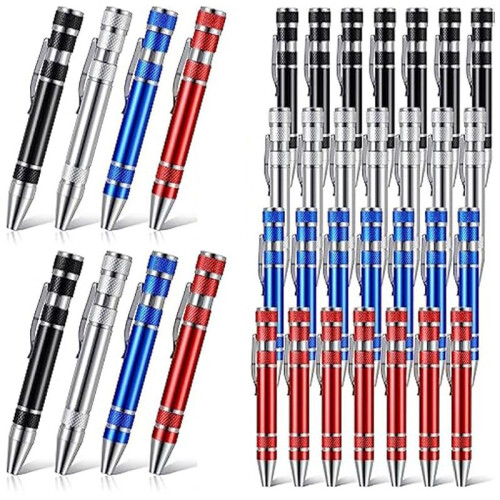 36pcs Pen Screwdriver Multitool Handy Tool Magnetic Pocket Screwdriver Multi Precision Function for  Gadgets Repair