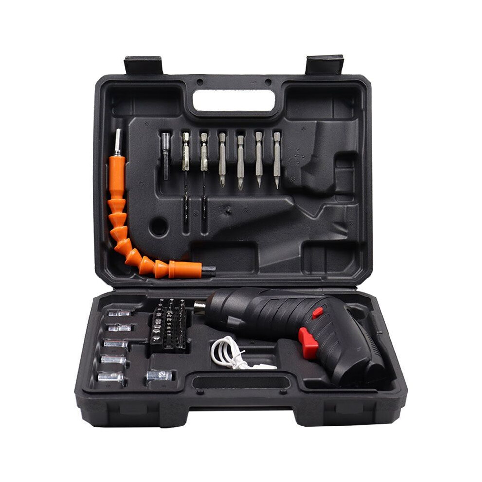 Electric Screwdriver 47Pcs Cordless Screwdriver 3.5N.m Power Screwdriver, 3.6V Cordless Drill Screwdriver Rechargeable 4713241303118