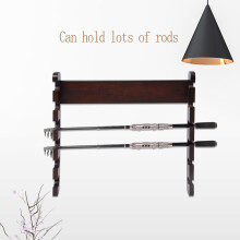 Wood Fishing Rod Wall Mount