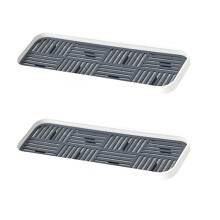 2X Sink Soap Rack Sponge Holder Cup Tableware Drain Tray Dish Washing Scrubber Kitchen Storage Trays Kitchen Organizer A
