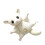 Sugar Gliders Keychain Purse Charm Pendant Squirrel-White 1