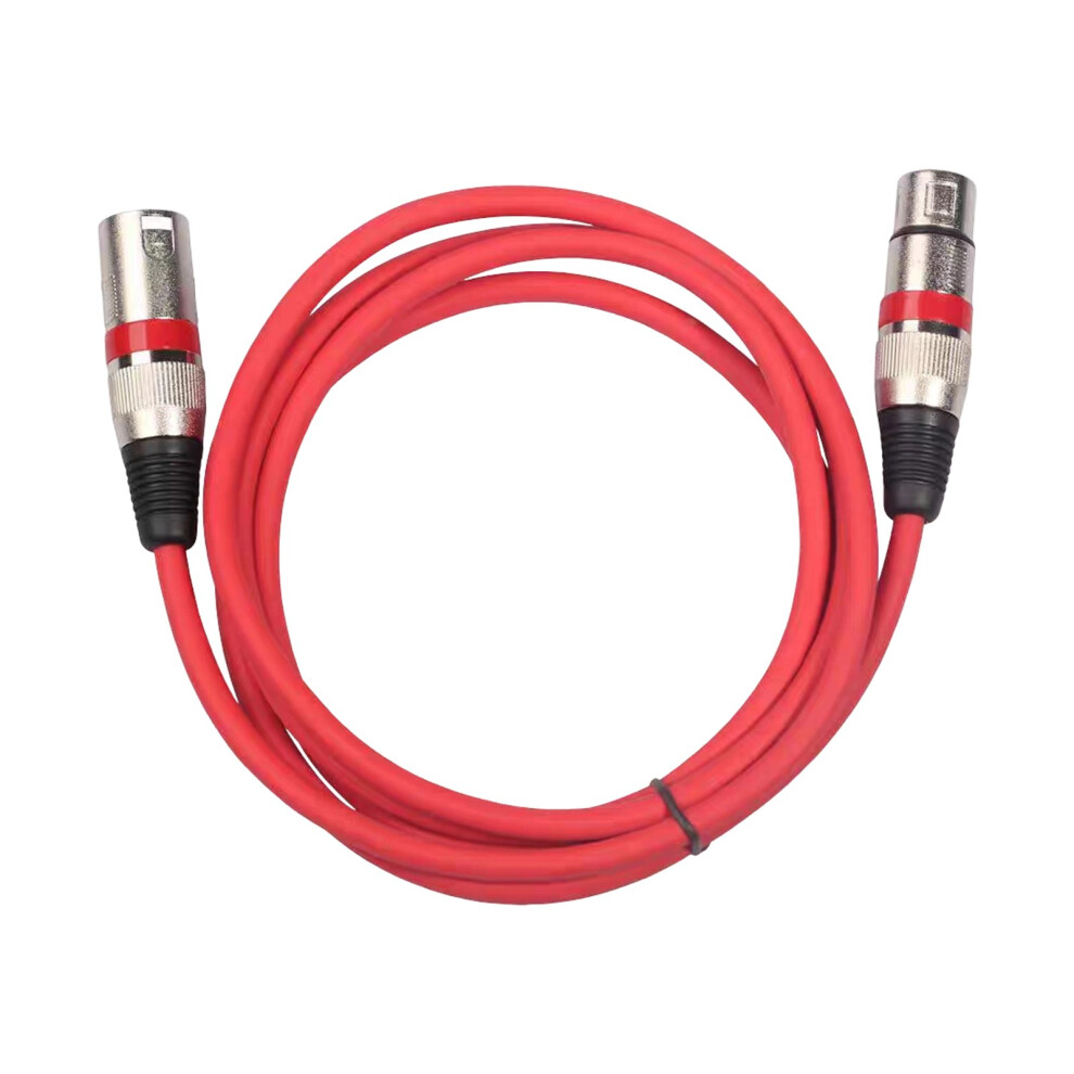 3Pin Xlr Cable Xlr Microphones Male To Female Cable For-1M Red 7704001240290